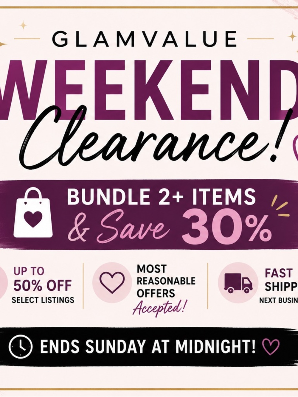🔥 WEEKEND SALE 🔥 30%-50% OFF SELECT ITEMS 🔥